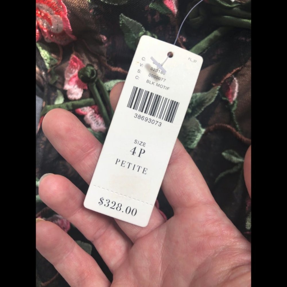 Very rare NWT Anthropologie Byron Lars Beguile Alpine Rose Dress - Size 4 petite - Picture 6 of 6